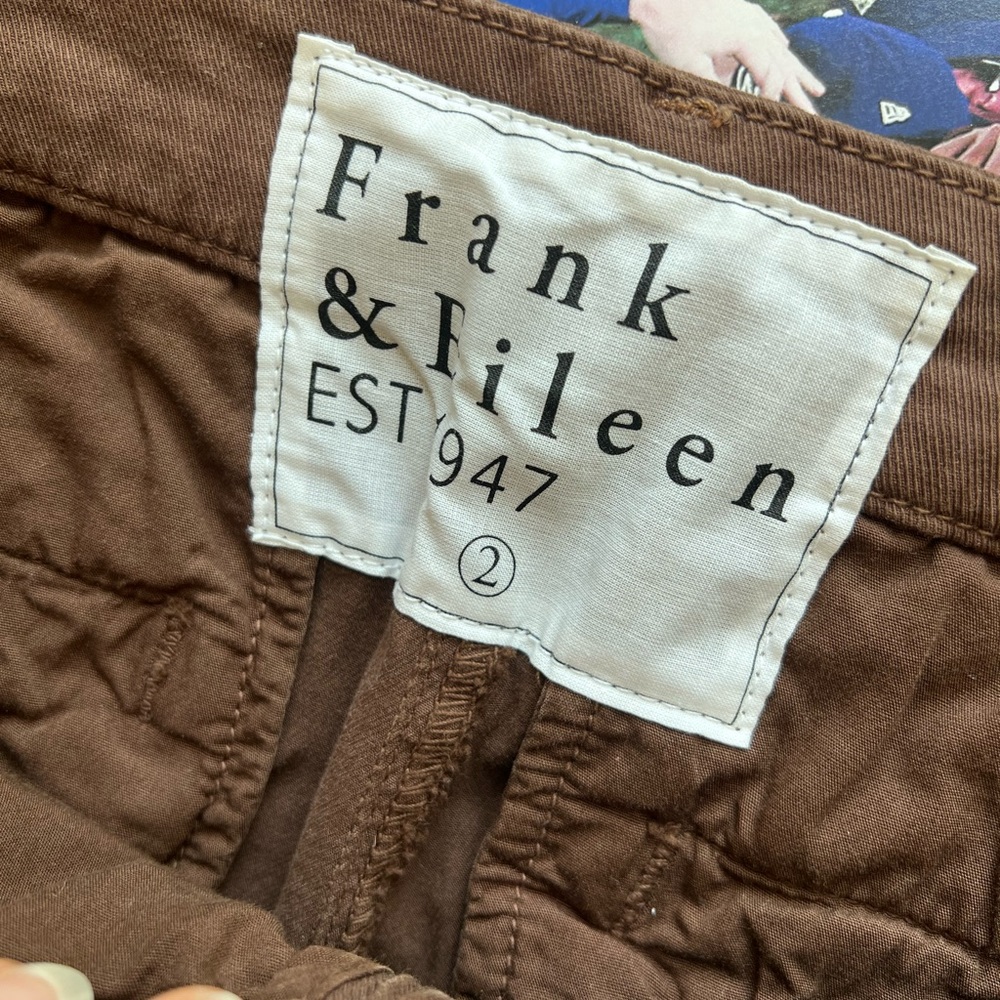 Frank & Eileen Wicklow chino pant chocolate - Picture 3 of 6